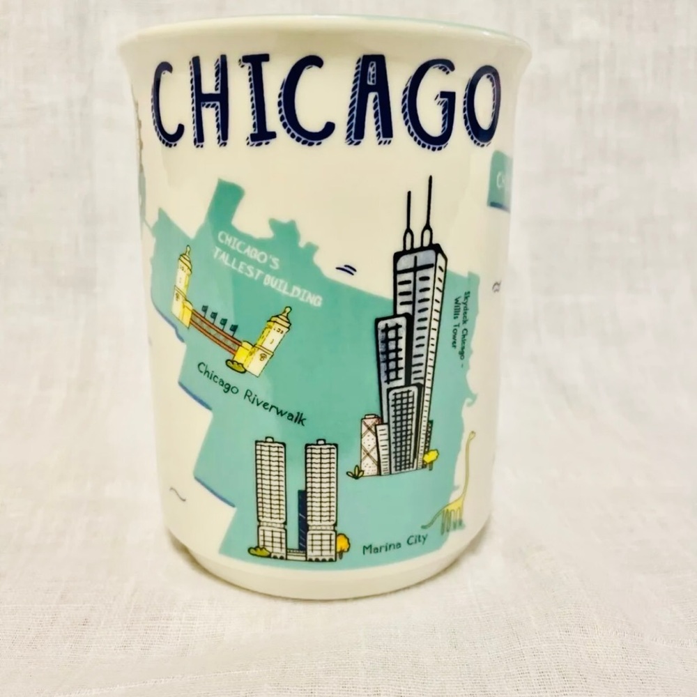 Chicago Mug | Ceramic Coffee Cup Souvenir | Windy City